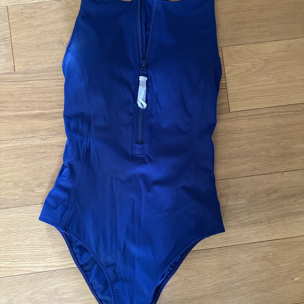 Fabletics Women's Blue One Piece Swimsuit